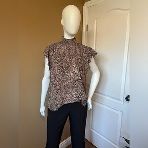 Animal print blouse/Size XL